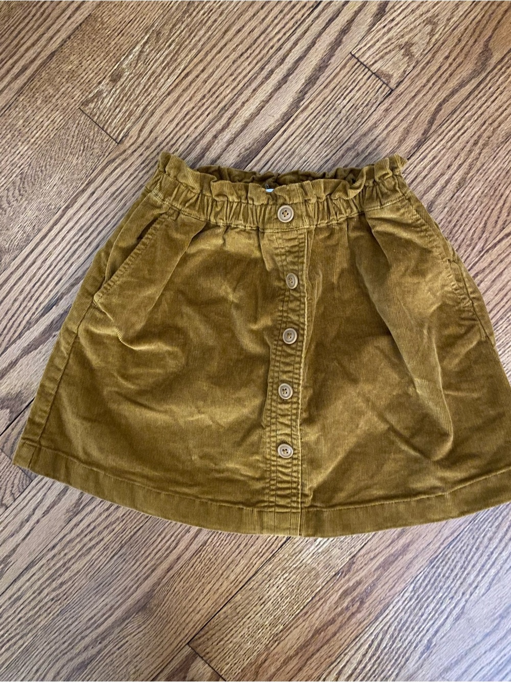 Crewcuts Corduroy Button-Front Skirt